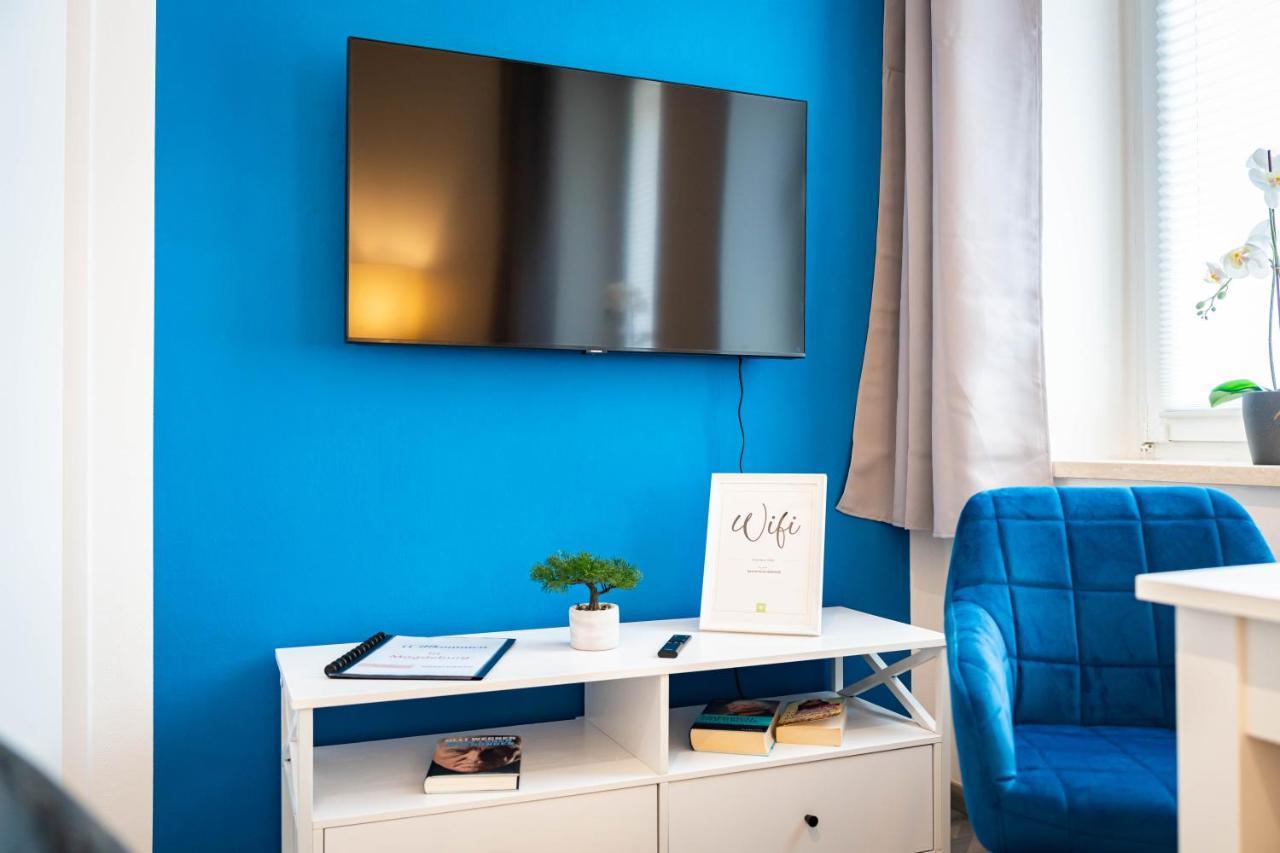 Apartmento Blue Magdeburg - Zentral - Wifi - Netflix Exterior photo